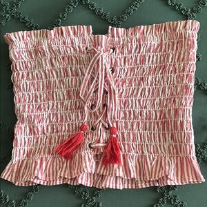 American Eagle Outfitters Smocked Tube Top